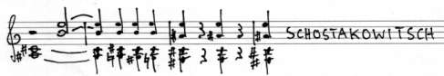 Klavierbeispiel zu Schostakowitsch Symphonie Nr.1 Original - Ms. Jan Reichow